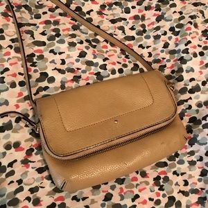 small Kate spade crossbody tan/red